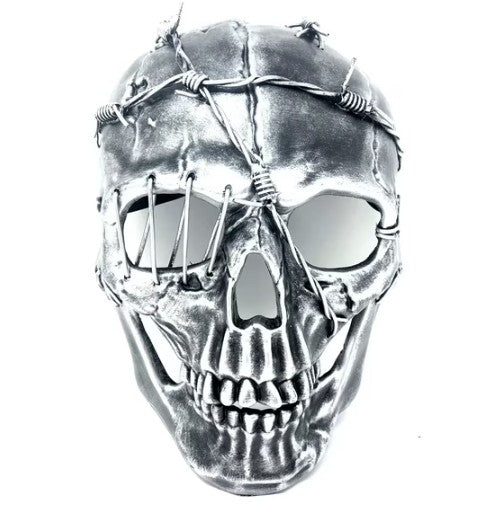 Masca Halloween,Zola®,Craniu argintiu Masca Halloween,Zola®,Craniu argintiu